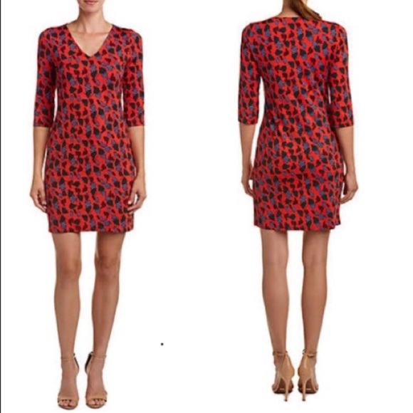 Tracy Negoshian Dresses & Skirts - Tracy Negoshian Red roses Emily Dress size Large